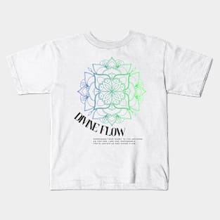 Divine Flow Mandala Kids T-Shirt